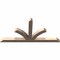 Ekena Millwork Richland Smooth Timber Gable Bracket, Douglas Fir, 96"W x 48"H x 5 1/2"D x 5 1/2"F, 12/12 Pitch GBW096X48X0606RIC00SDF - alternate 5